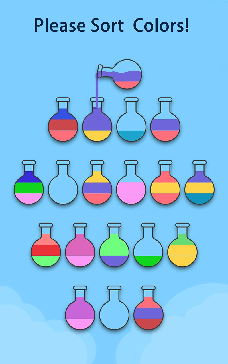 Sort Puzzle-water color puzzle screenshot
